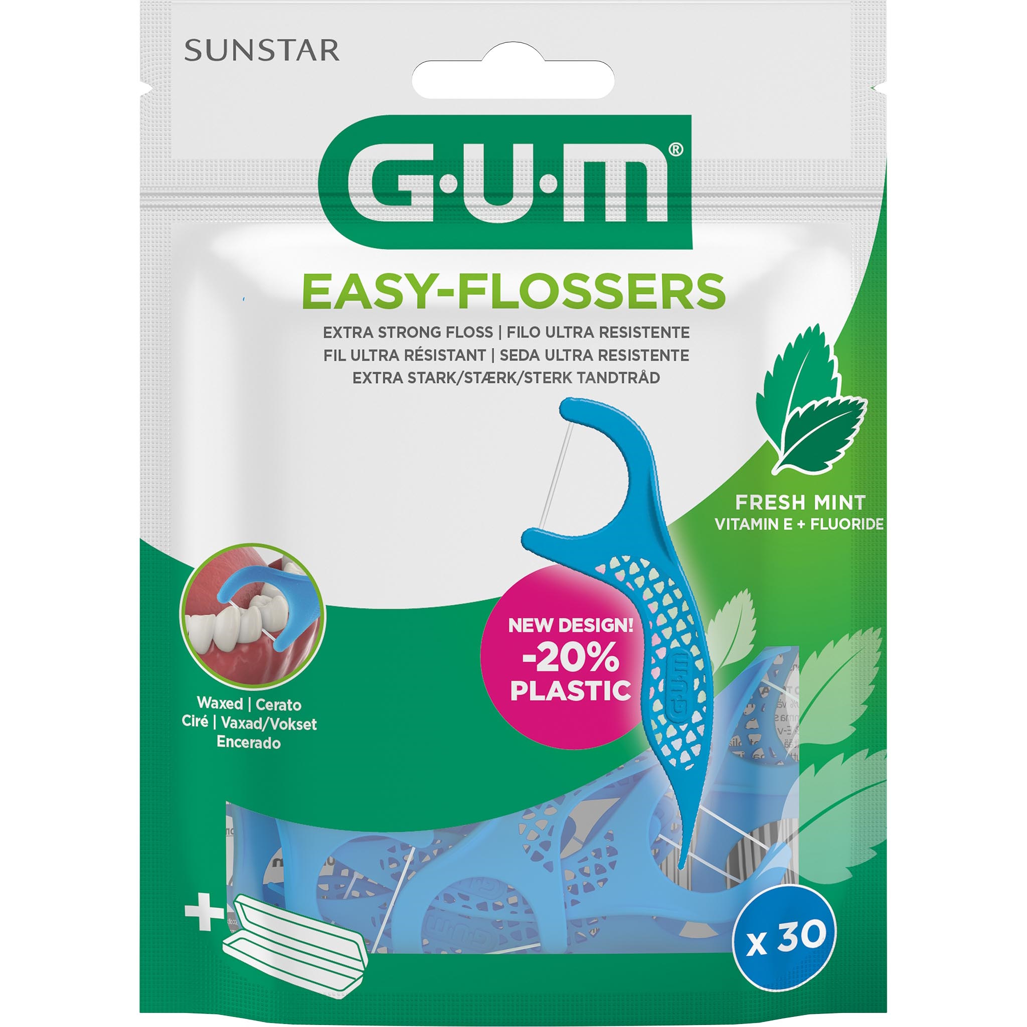 GUM Tandtråd Easy Flossers