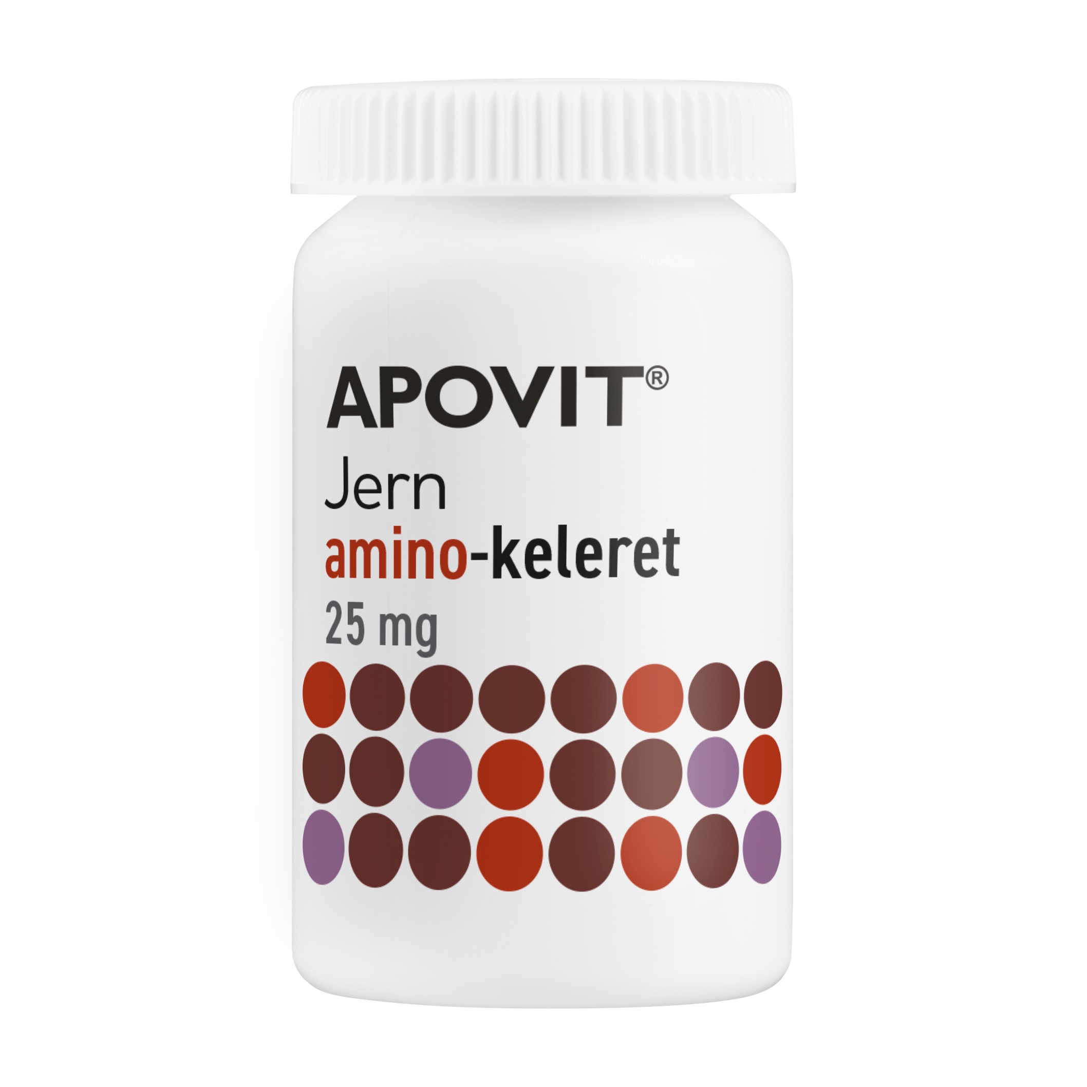 Apovit Jern Amino-keleret 25 mg