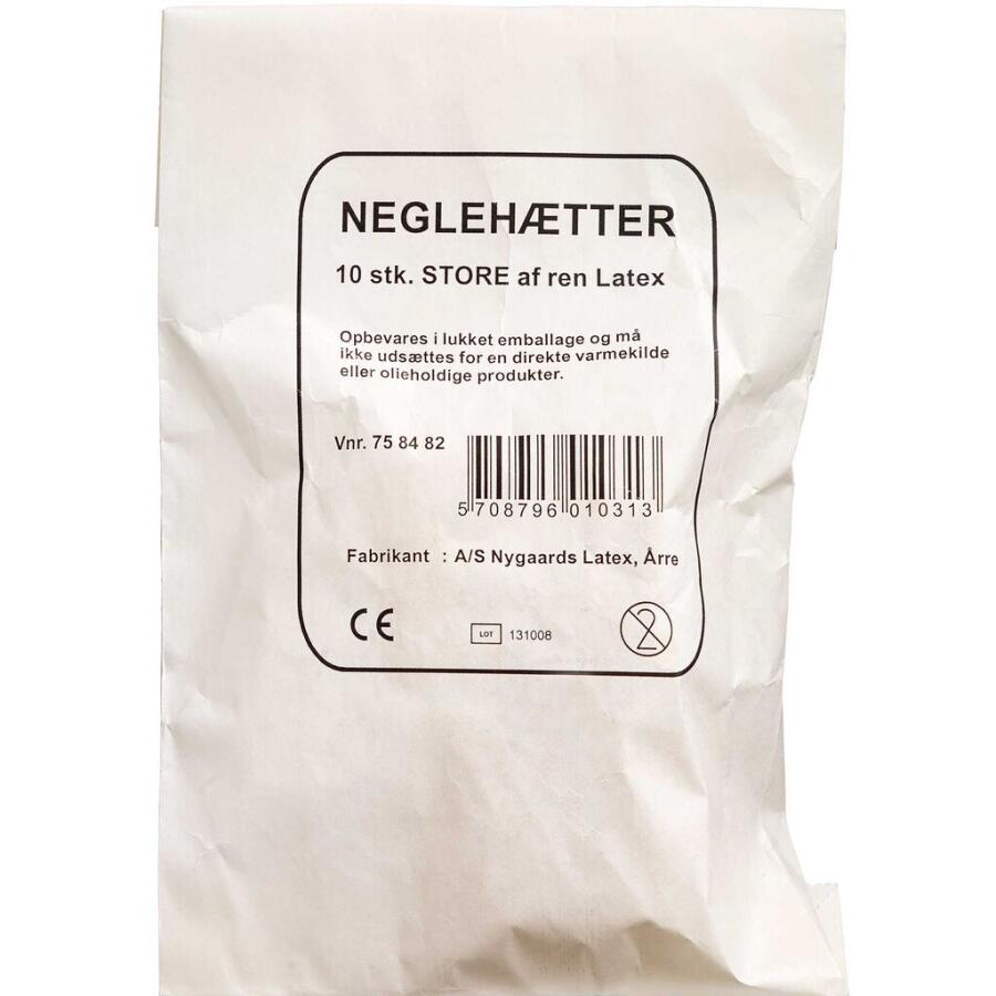 Neglehætter Gummi Store