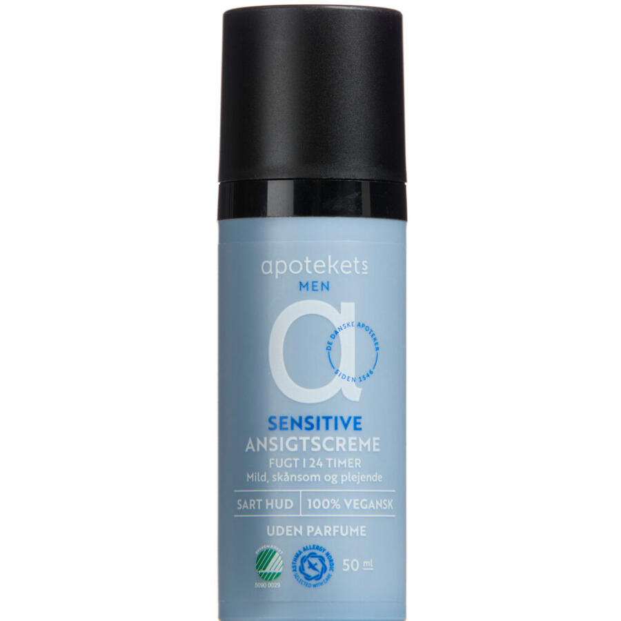Apotekets Men Sensitiv Ansigtscreme Uden Parfume