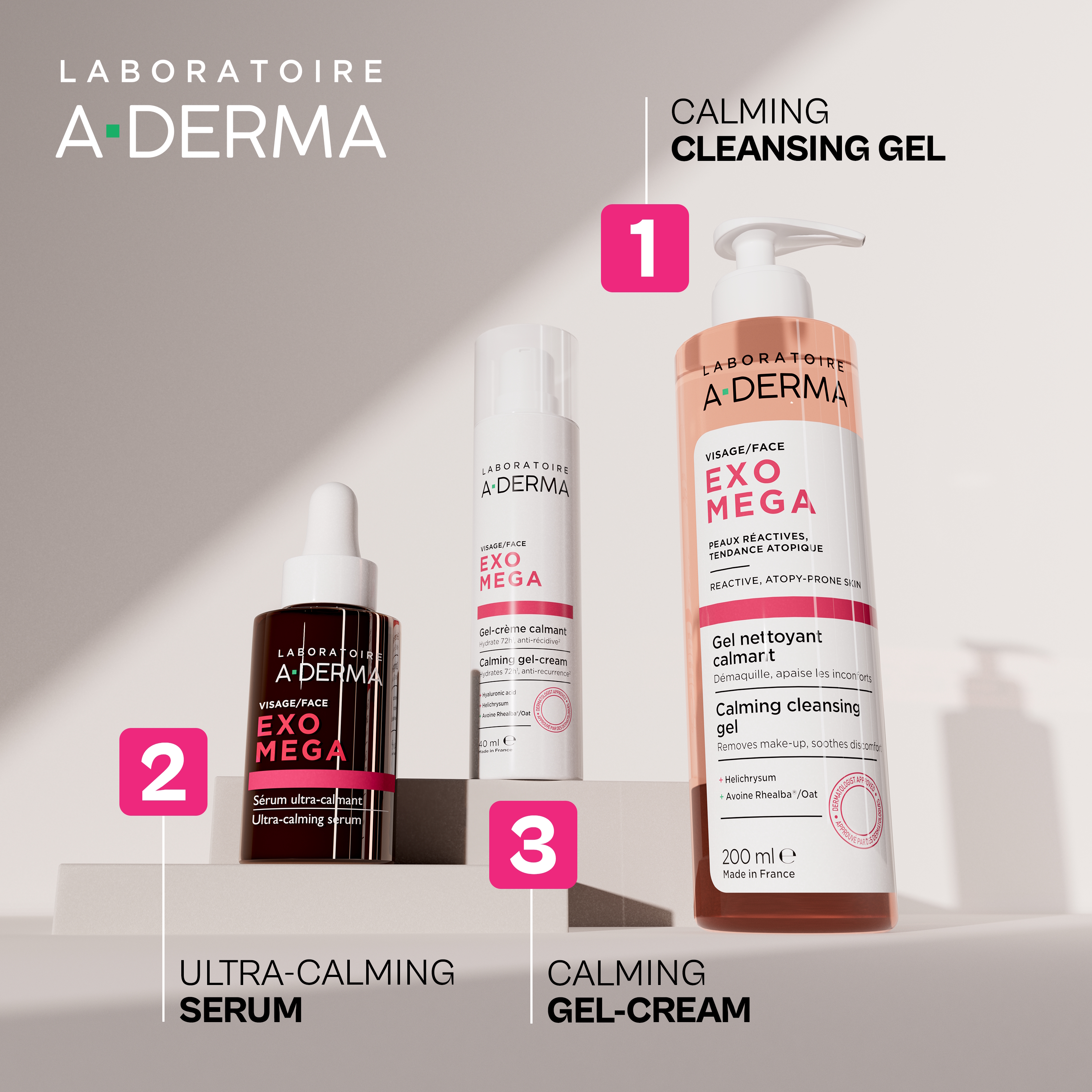 A-DERMA EXOMEGA Ultra-Calming Serum
