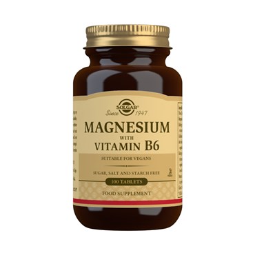 SOLGAR MAGNESIUM + B6