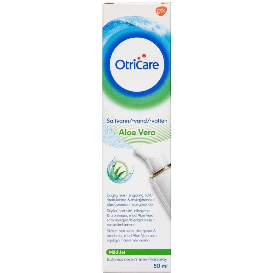 Otricare Saltvand Næsespray med Aloe Vera