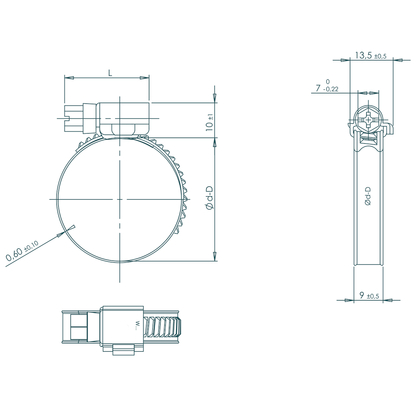 Spændebånd - skitse