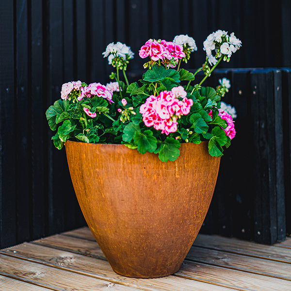 Land Circles – Stor krukke i Cortenstål