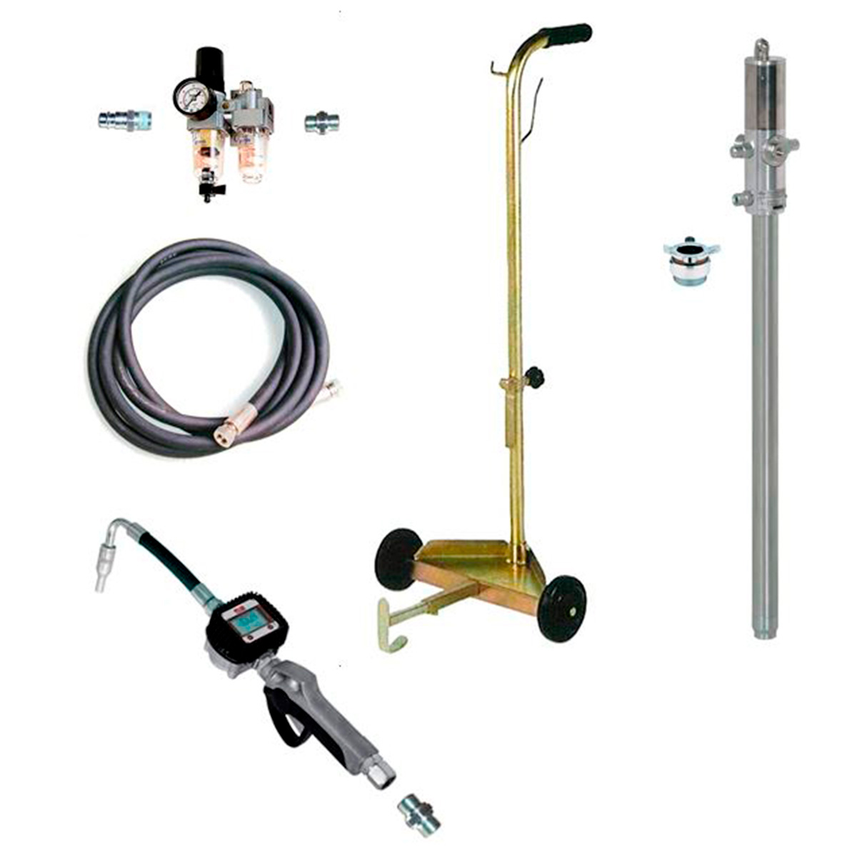 Piusi tromlevogn til 1/4 tromle - komplet sæt