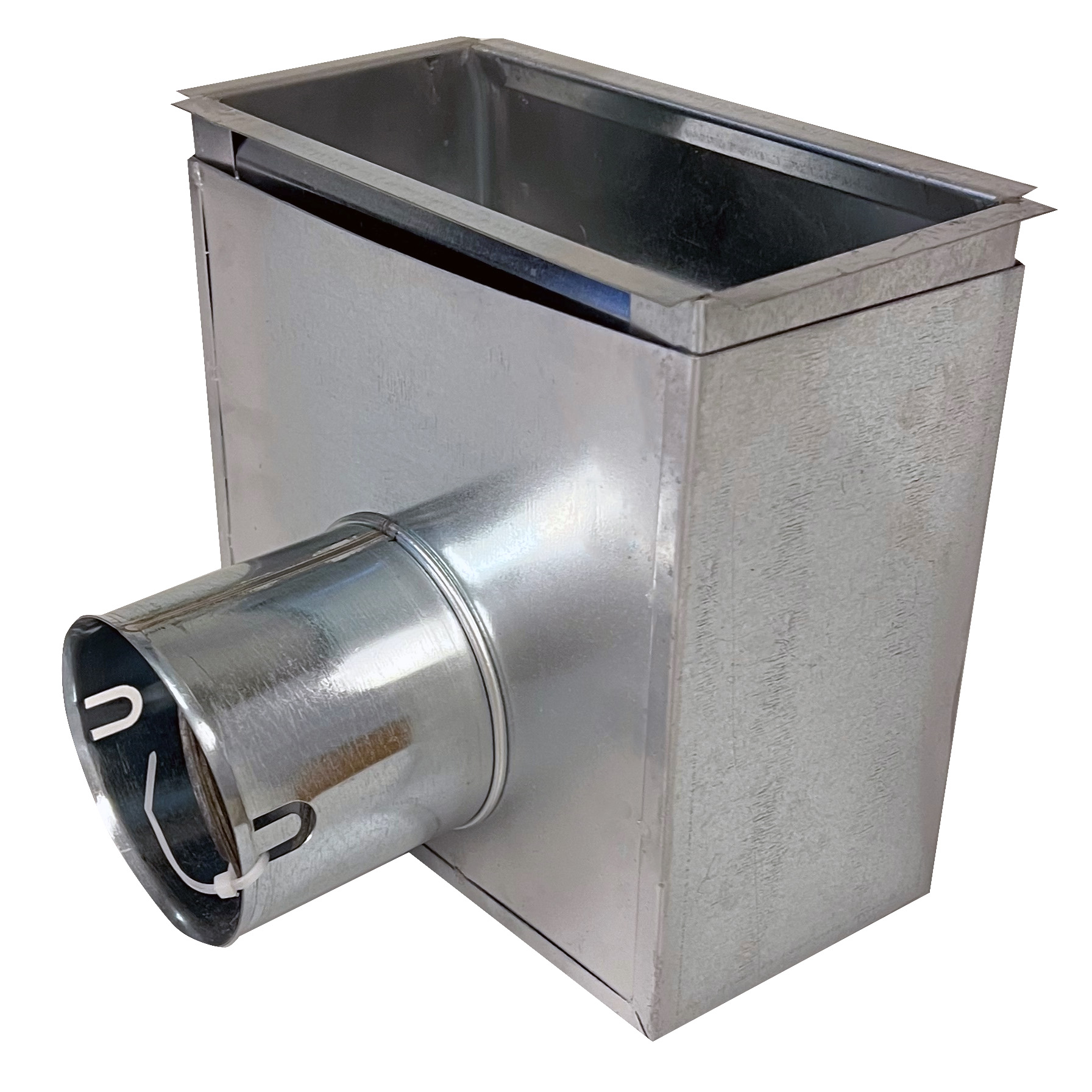 Eksempel på gulvboksens teleskopindsats