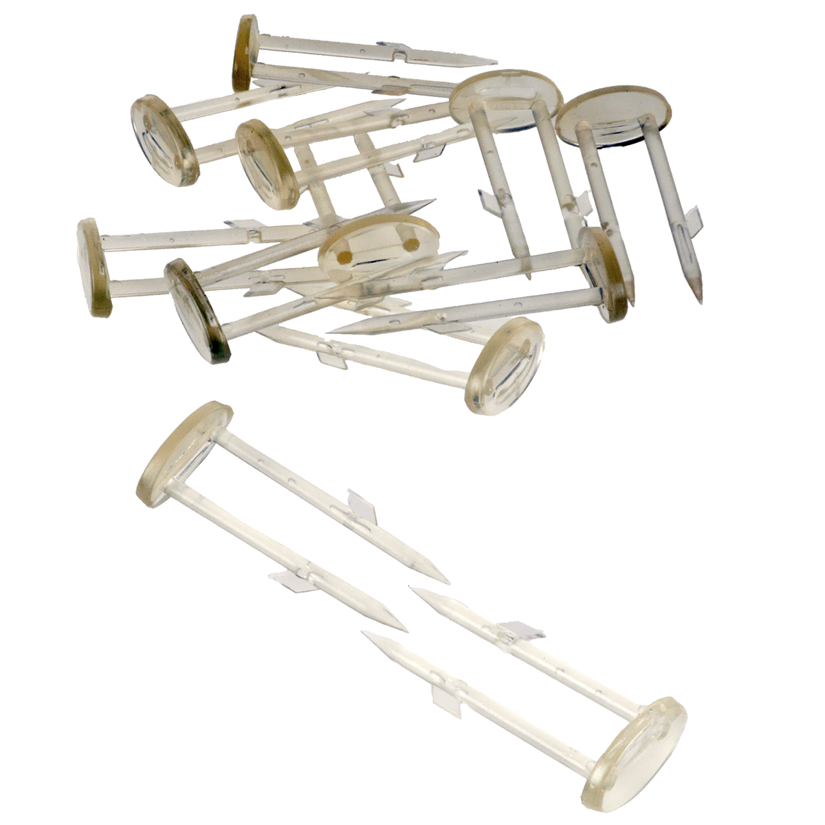 Biologisknedbrydelig fastgørelsespinde til fiberduge - 12 stk./pk.