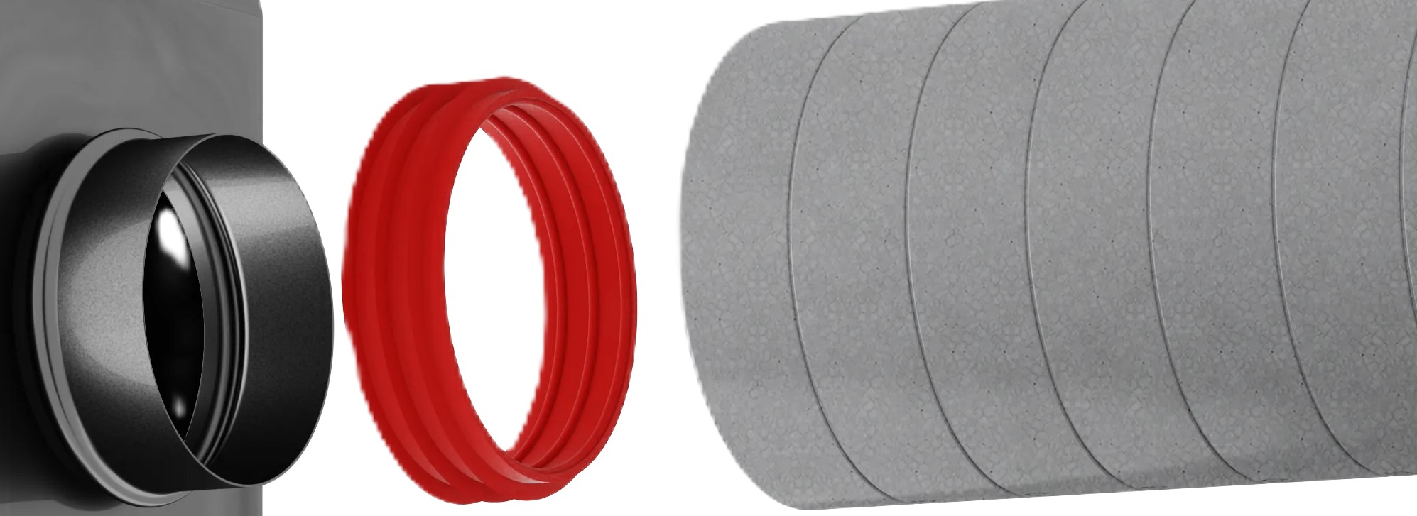 BG FLEX Tilslutningsadapter til varmegenvindingsventilation