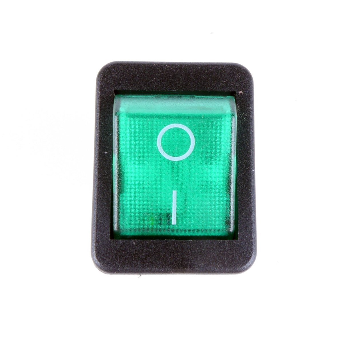 Tænd og sluk knap, grøn