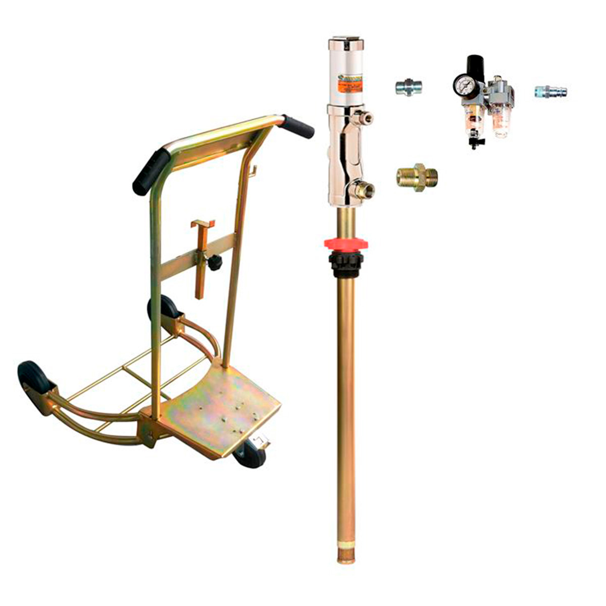 Tromlevogn til 1/1 tromler - kraftig kærre