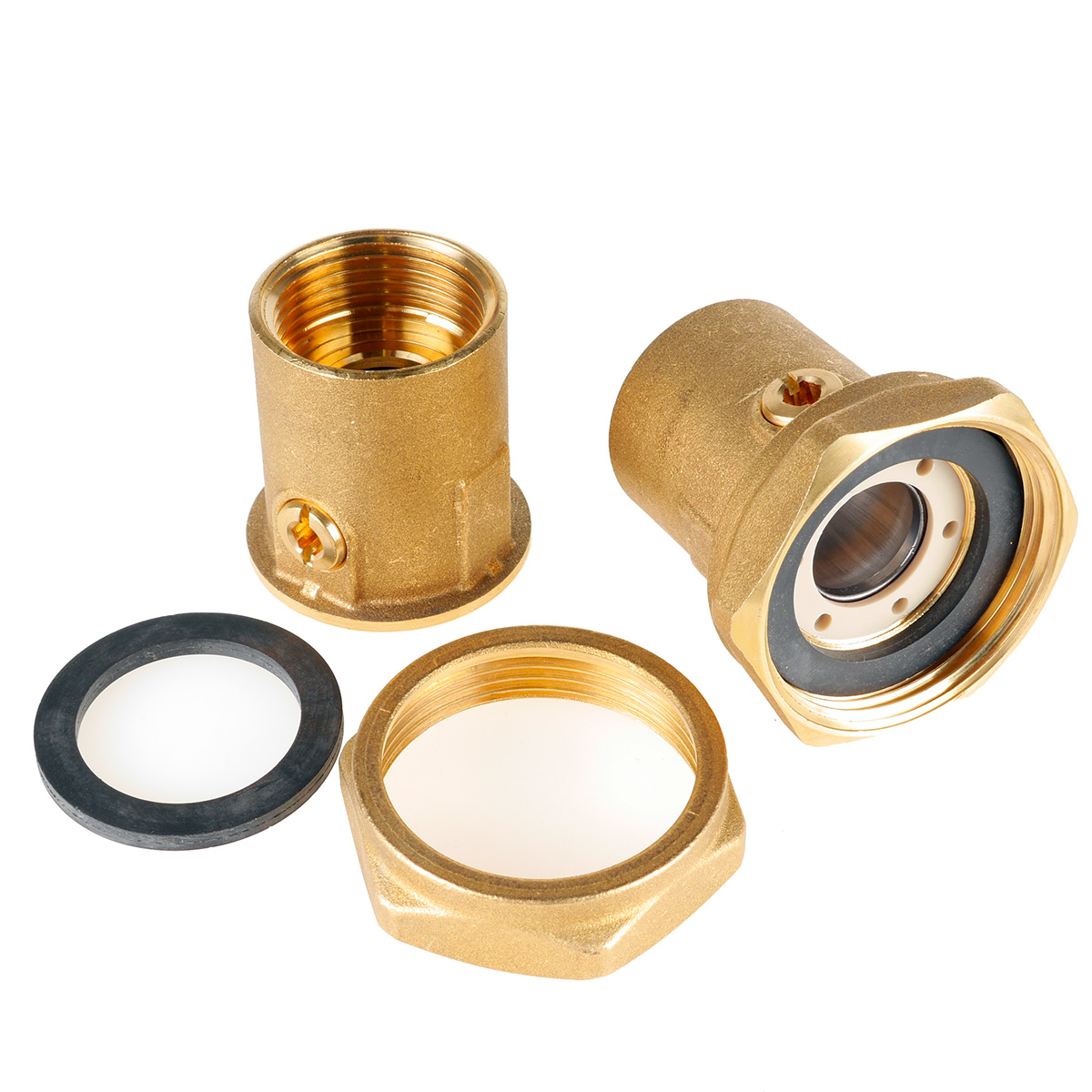 Pumpekoblinger 1/2"x1" med kuglehane