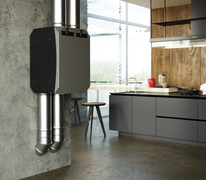 Ventilationsanlæg NOTUS1, Gulv/Skab/Vægmodel