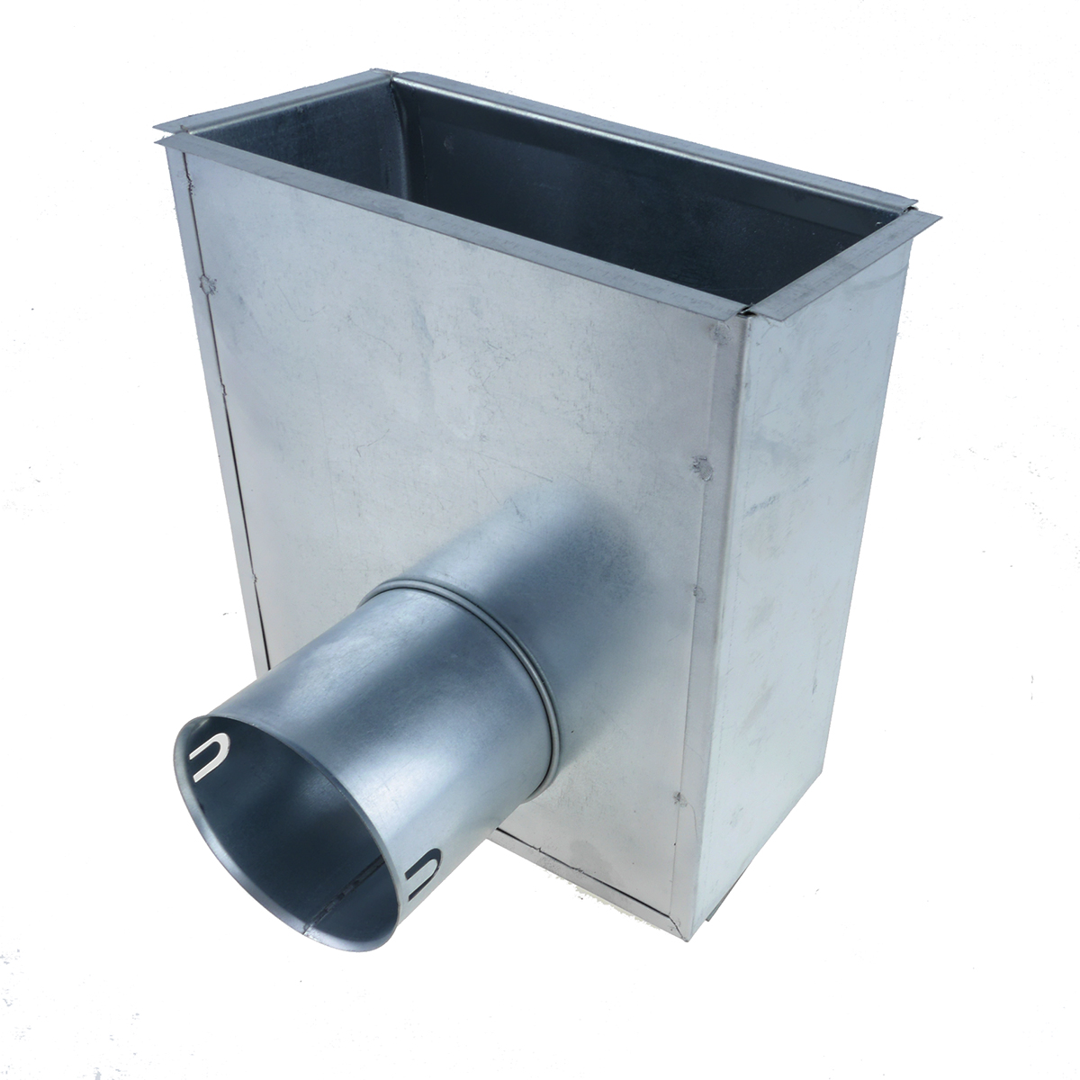 TriaAir Gulvboks - 1 muffe ø75 H220