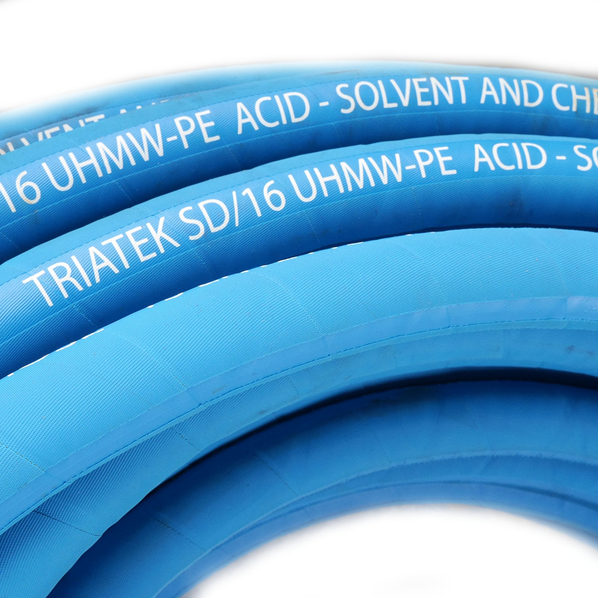 Kemislange i gummi, TRIATEK suge- og trykslange til kemikalier