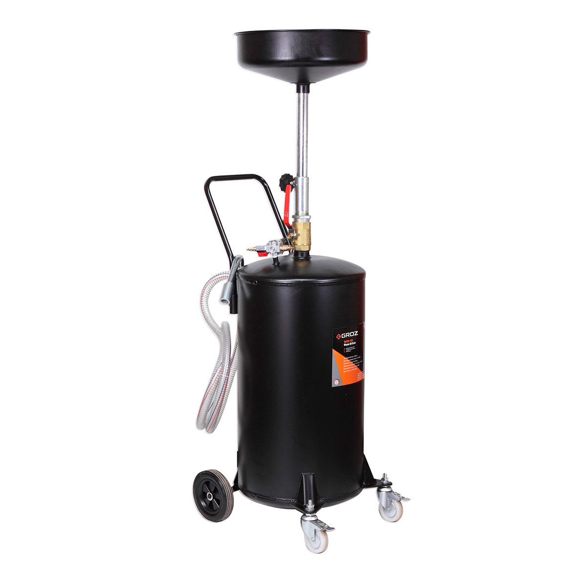 Spildolieopsamler i stål fra GROZ - 68 L