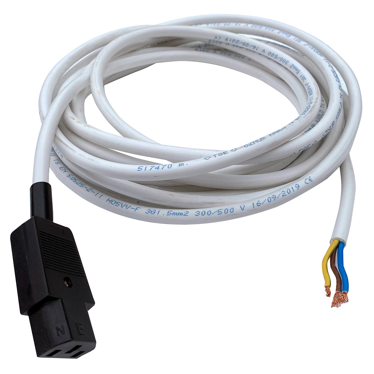 Ledning til forvarmeflade