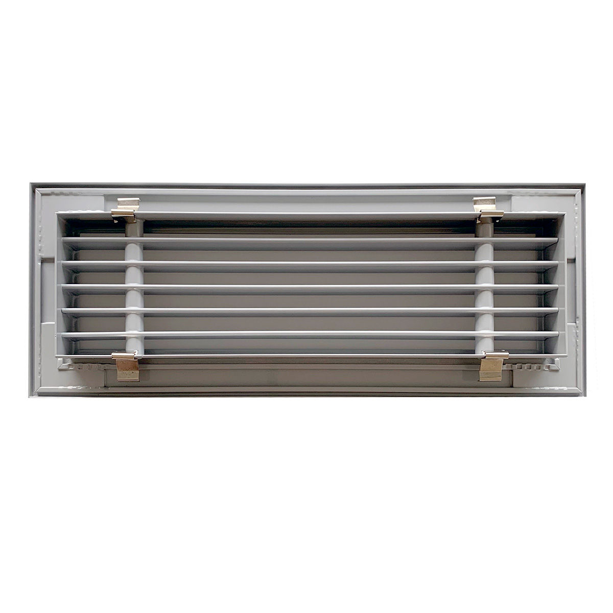 TriaAir Alurist til gulvboks 500x100 - grå Ral 9006, glans 30