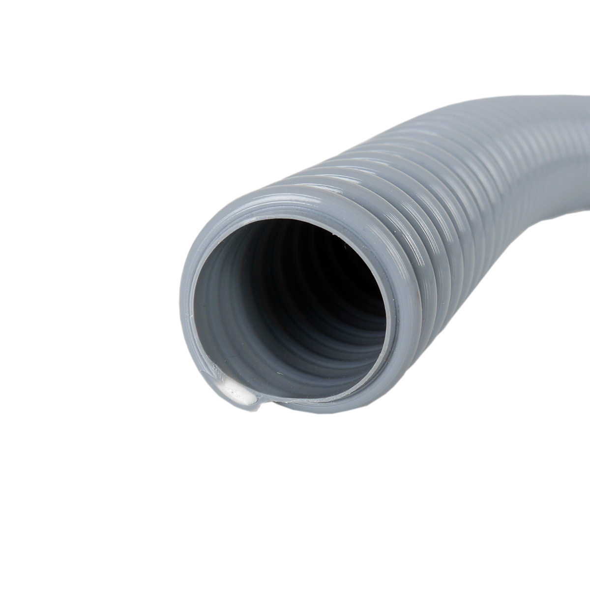 PVC vakuumslange, let og fleksibel, Espiroair, grå