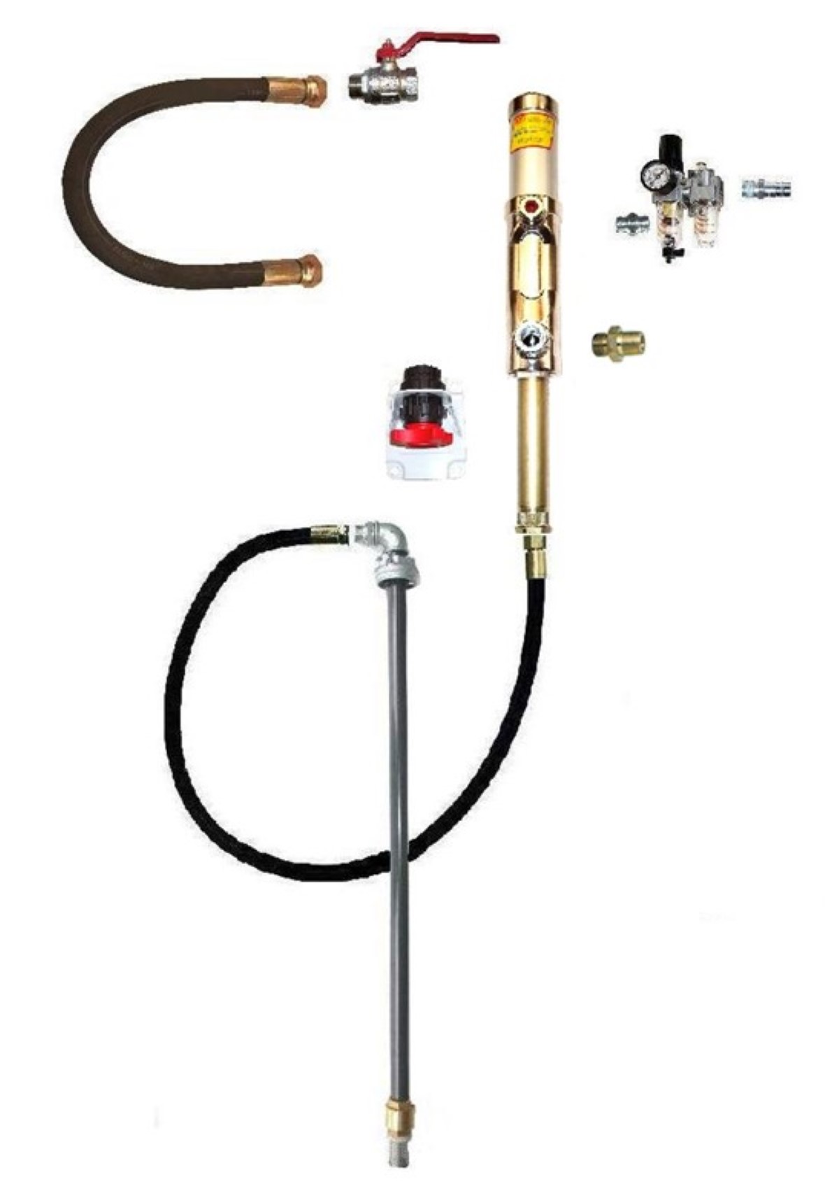 Komplet oliepumpesæt til 1/1 tromler og rørsystemer. 3: oliepumpe