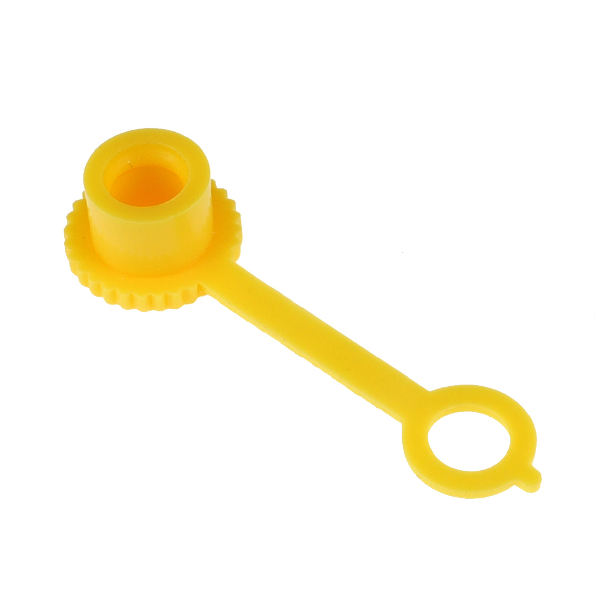 Beskyttelseshætte m/strop gul