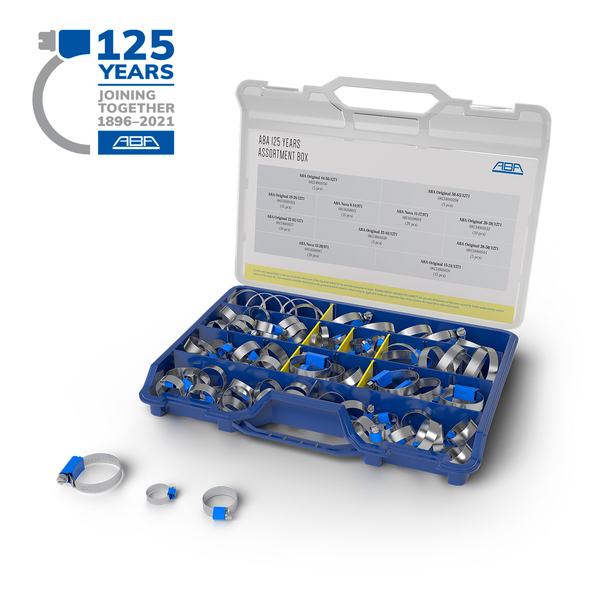 ABA spændebånd - sortimentskasse Original/NOVA