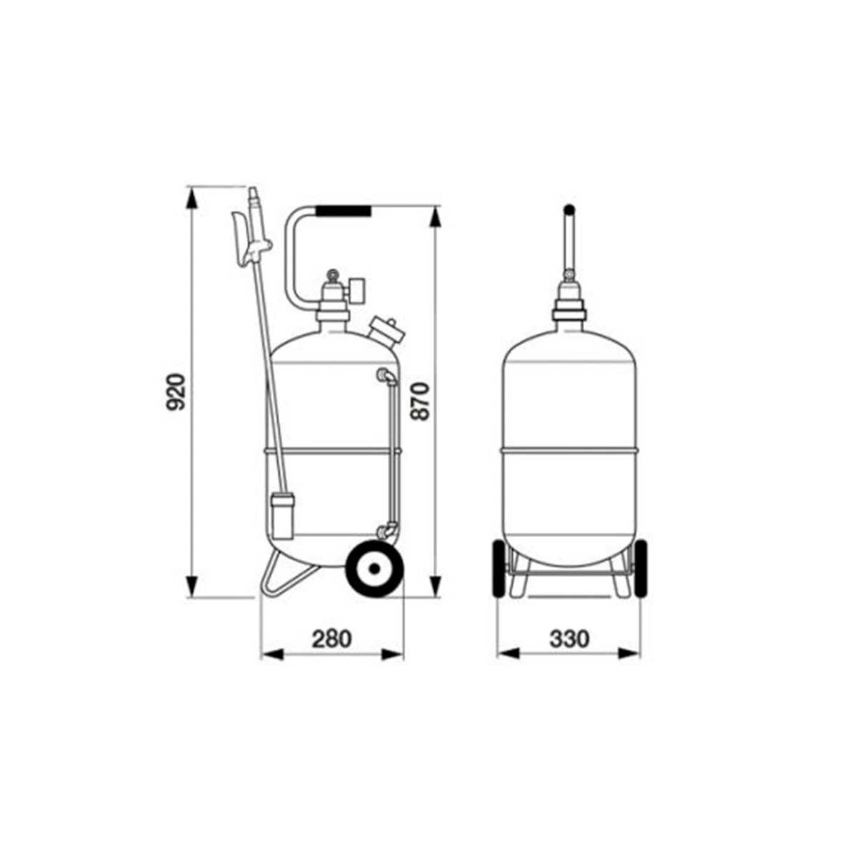 Trykrenser - målskema