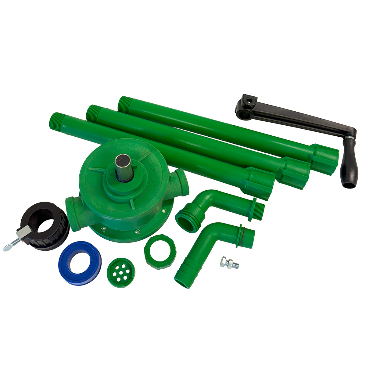 Rotationspumpe til friskolie - grøn