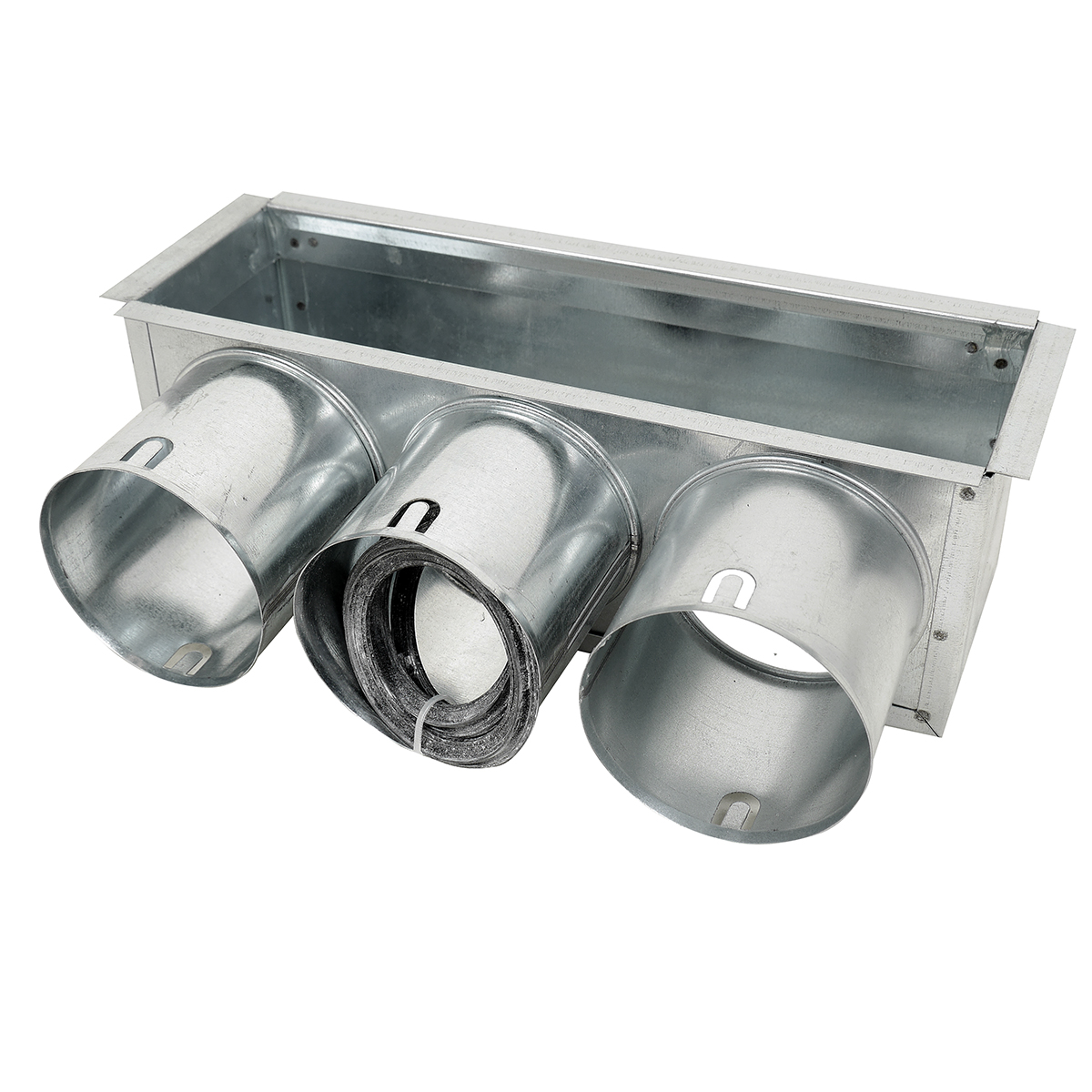 Vægboks 300x100, 3 muffer ø75