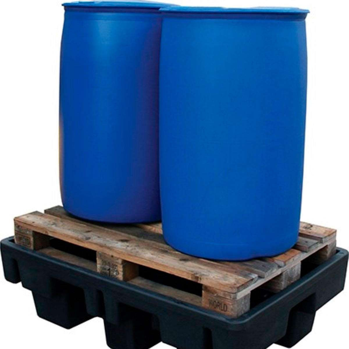 EuroSump olie opsamlingskar til 2 tromler