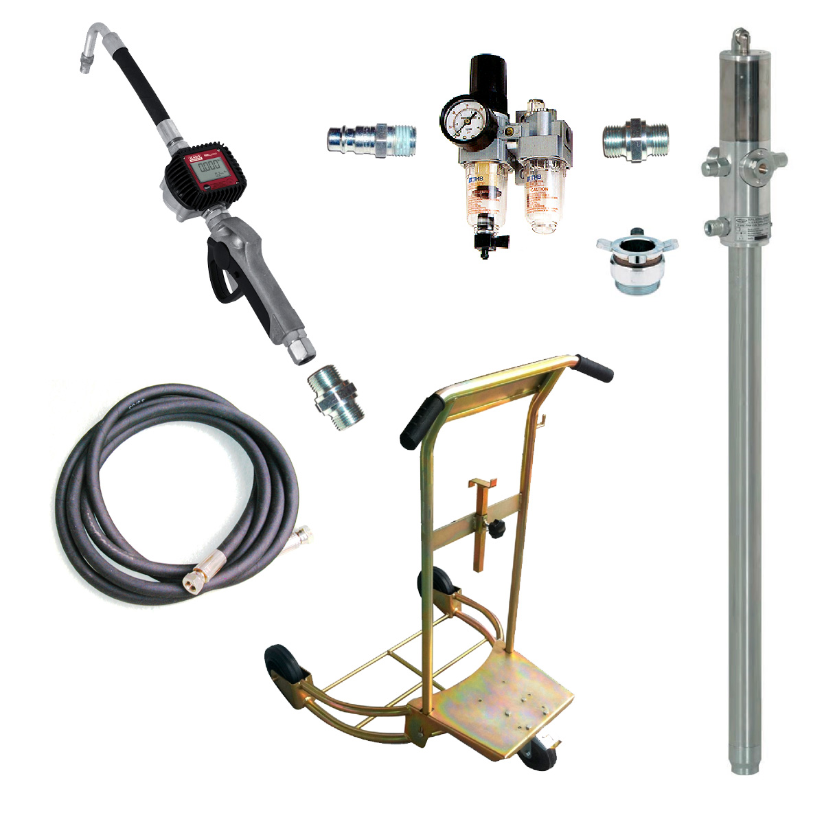 Tromlevogn til 1/1 tromle - 3-hjulet