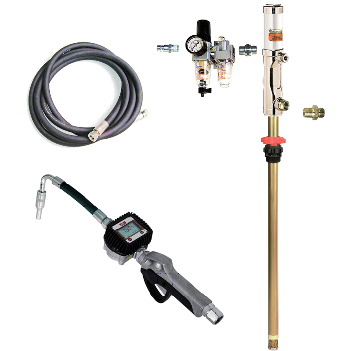 Oliepumpesæt til 1/4 tromle med ECODORA oliepumpe og PIUSI oliepistol