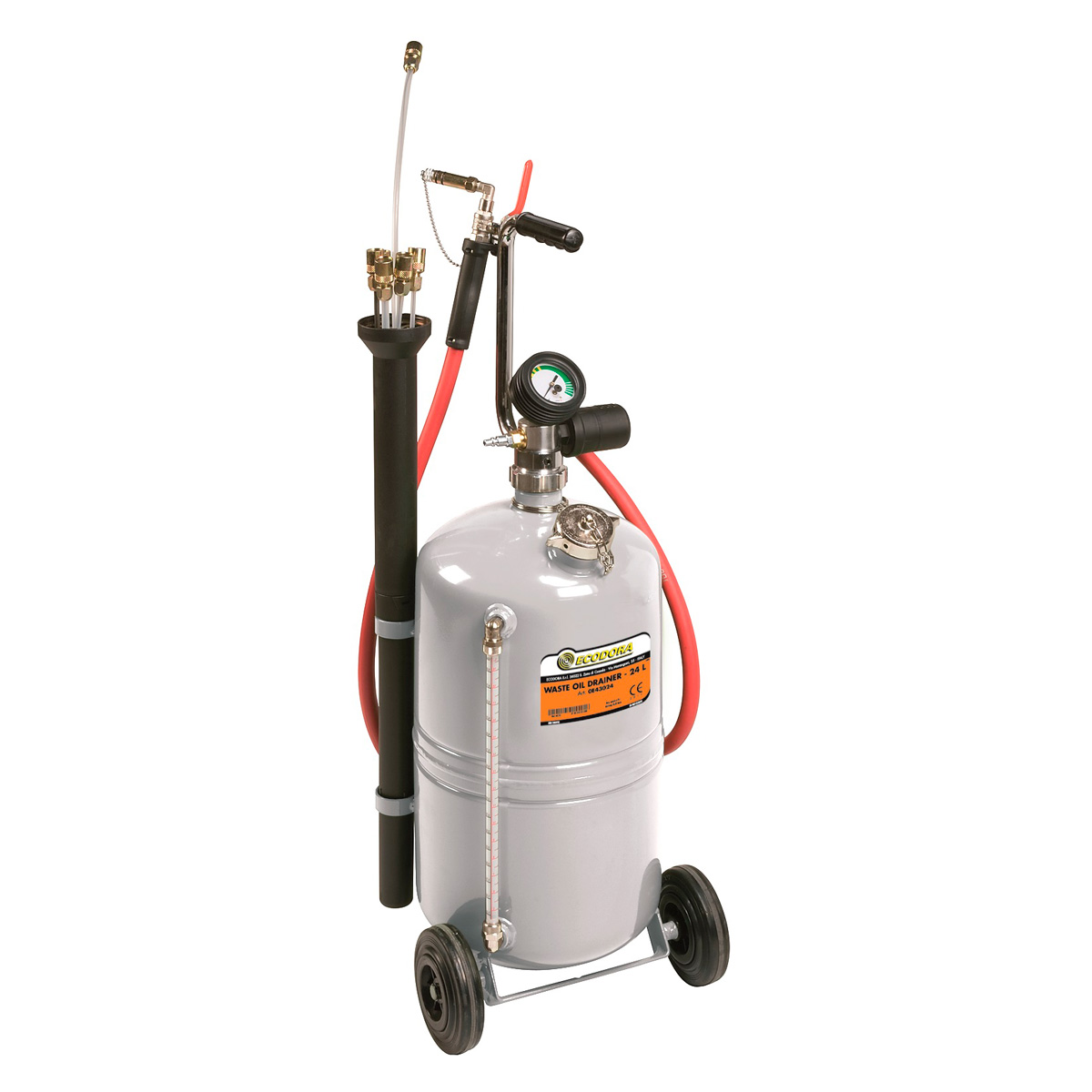 Professionel spildoliesuger på hjul