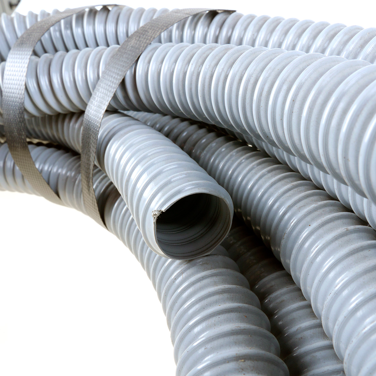 Ventilationsslange TriaVent P1N, lys grå