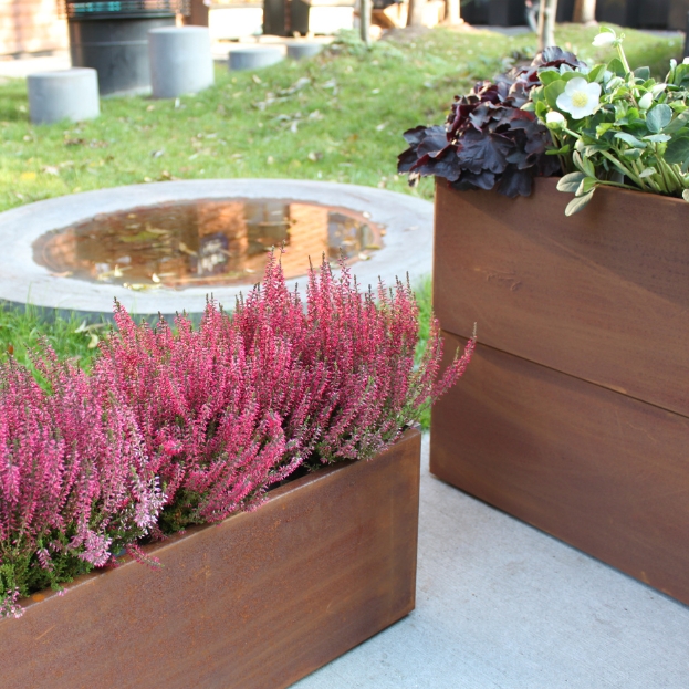 Land Classic højbed i rust 25x120