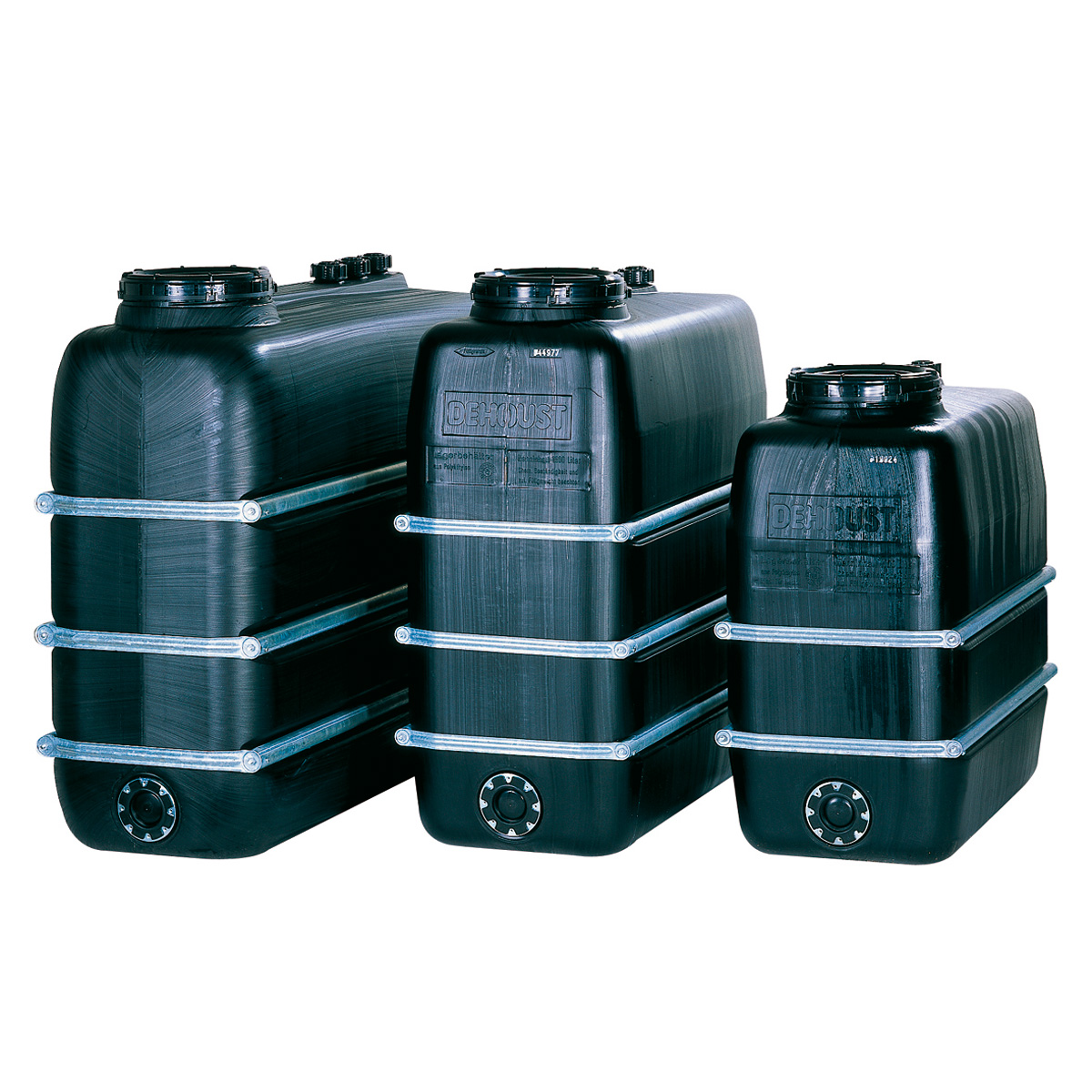 Dehoust vandtanke i sort -  2000 L. 