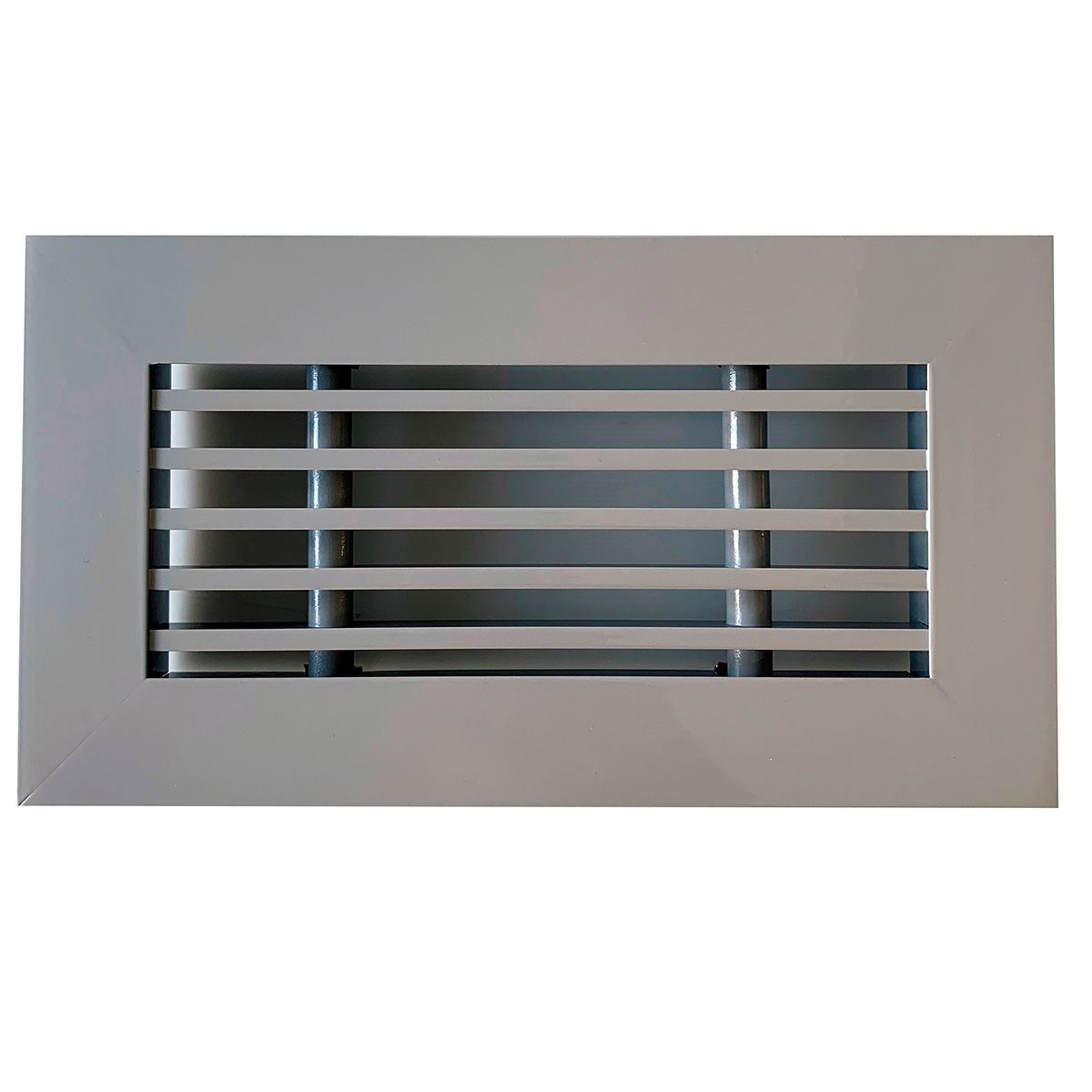 TriaAir Alurist til gulvboks 200x100 - grå Ral 9006, glans 30