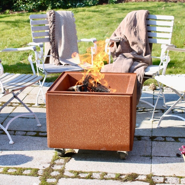 Land Fire - Bålfad med bund