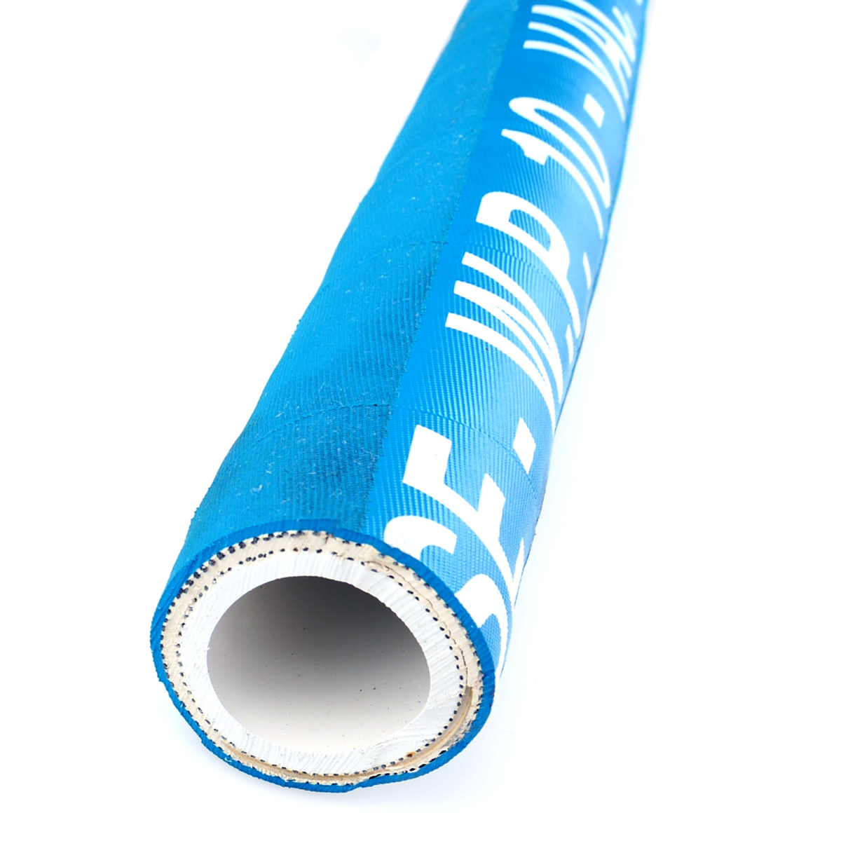 Fleksibel levennedsmiddelslange, TriaFood, blå