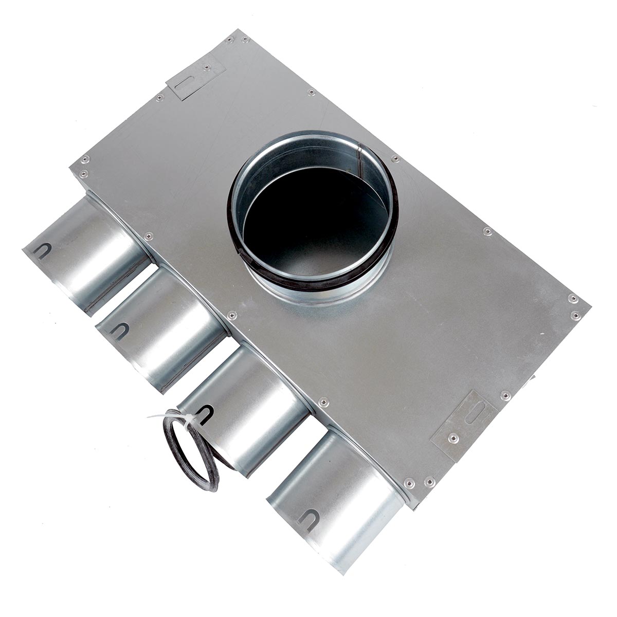 TriaAir fordelerboks nippel ø160 - 4 muffer ø75