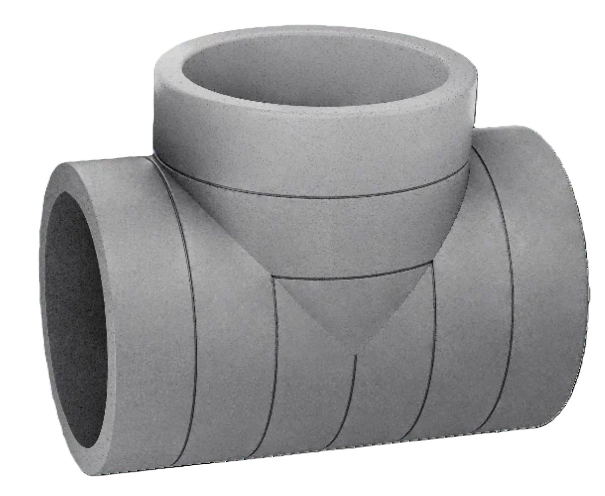 BG FLEX T-stykke (præisoleret) til varmegenvindingsventilation