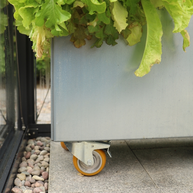 Robuste hjul til plantekasser