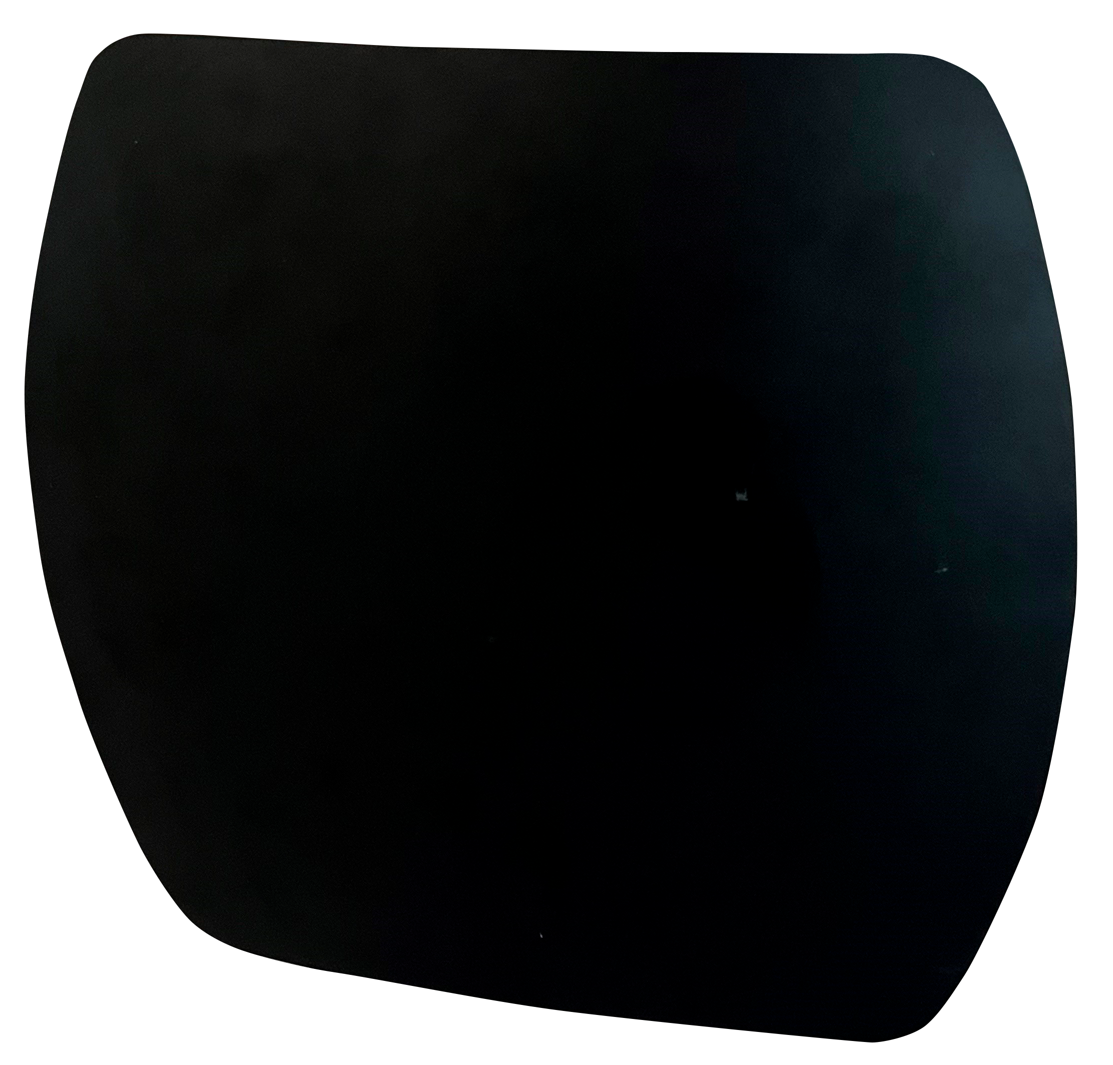 Frontdæksel ALU sort, glans 30