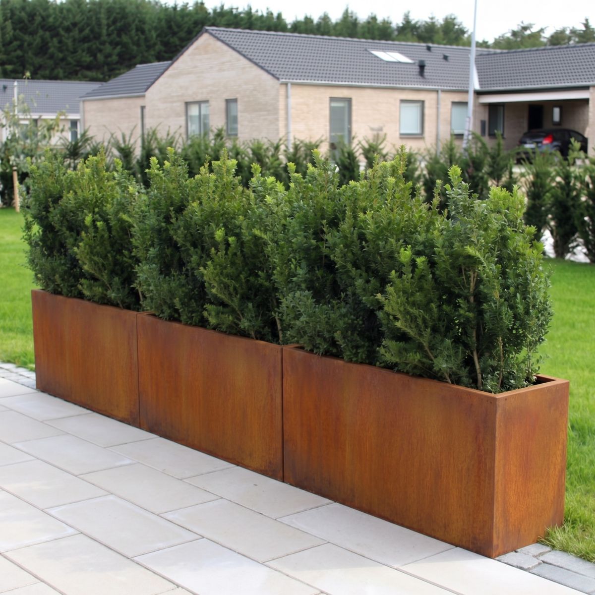 Højbede land modern cortenstål H60 