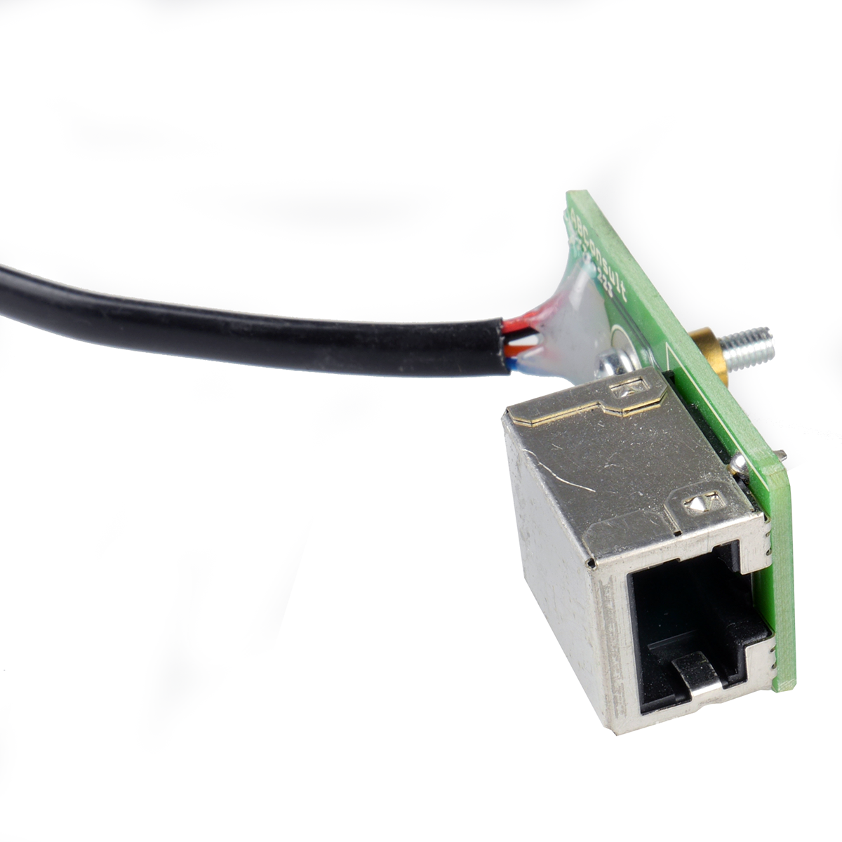 Støjprint til Denviro træpillefyr forbinder til displayet