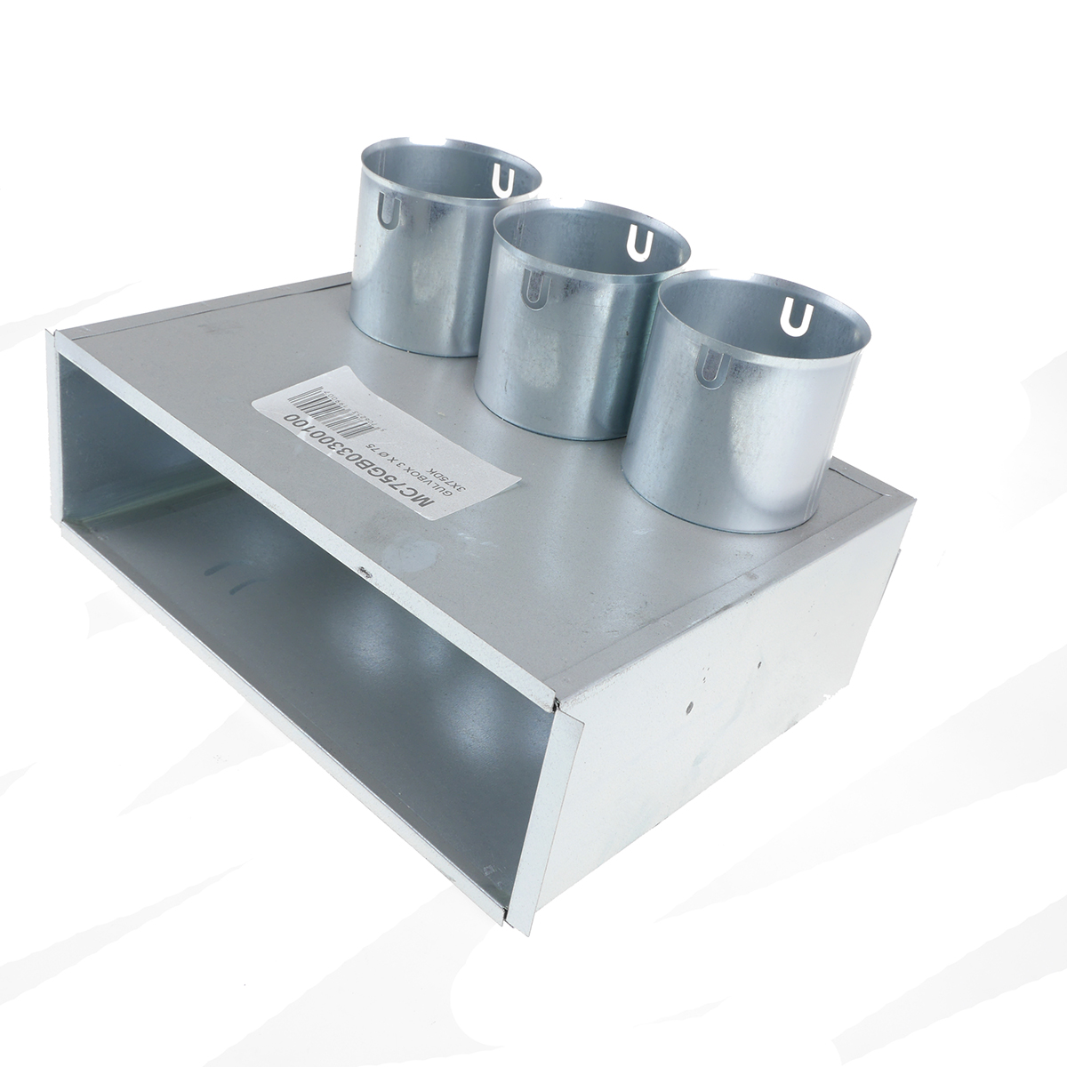 TriaAir Gulvboks - 3 muffer ø75 H200 