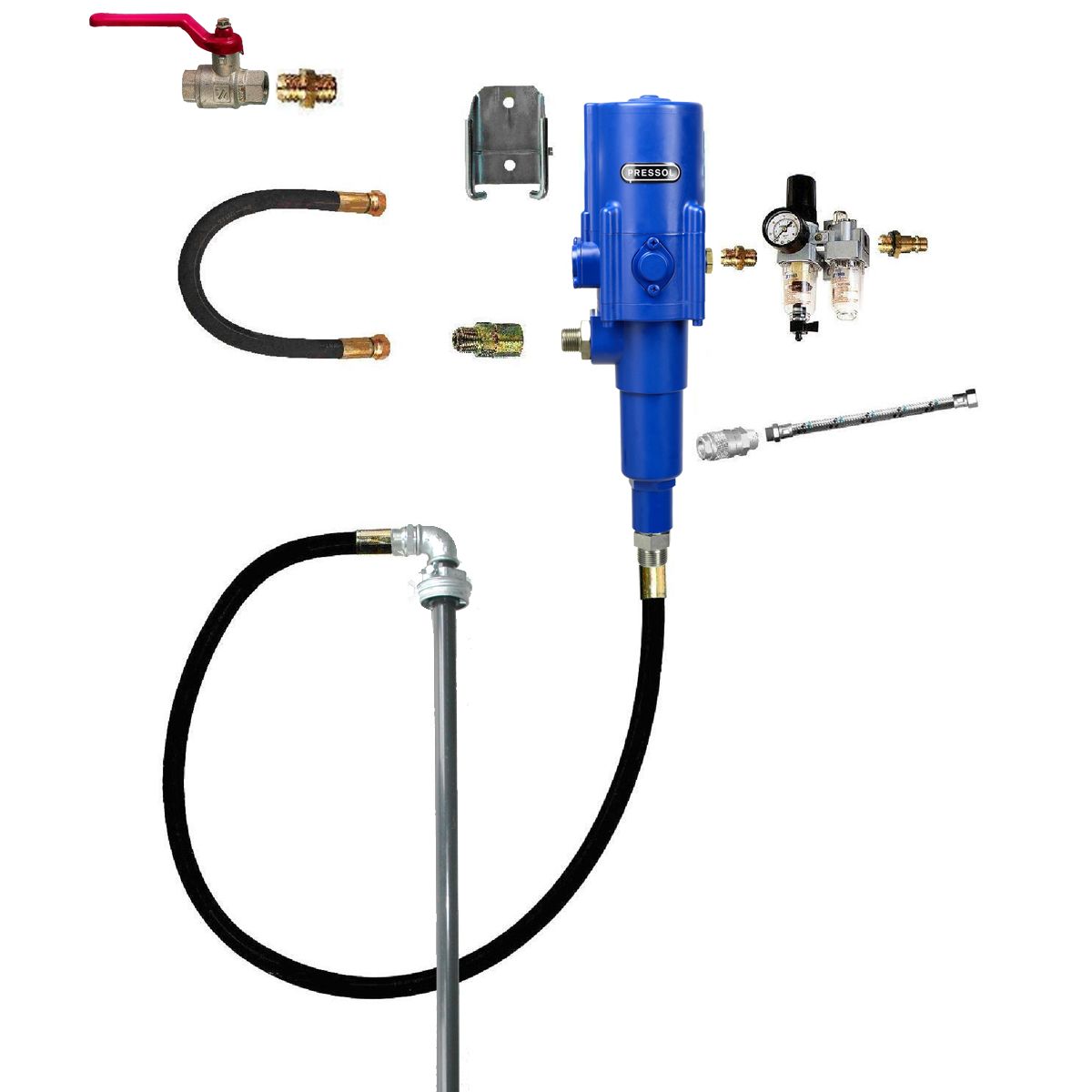 Oliepumpesæt 3:1 - Vægmonteret / 1/1 tromle
