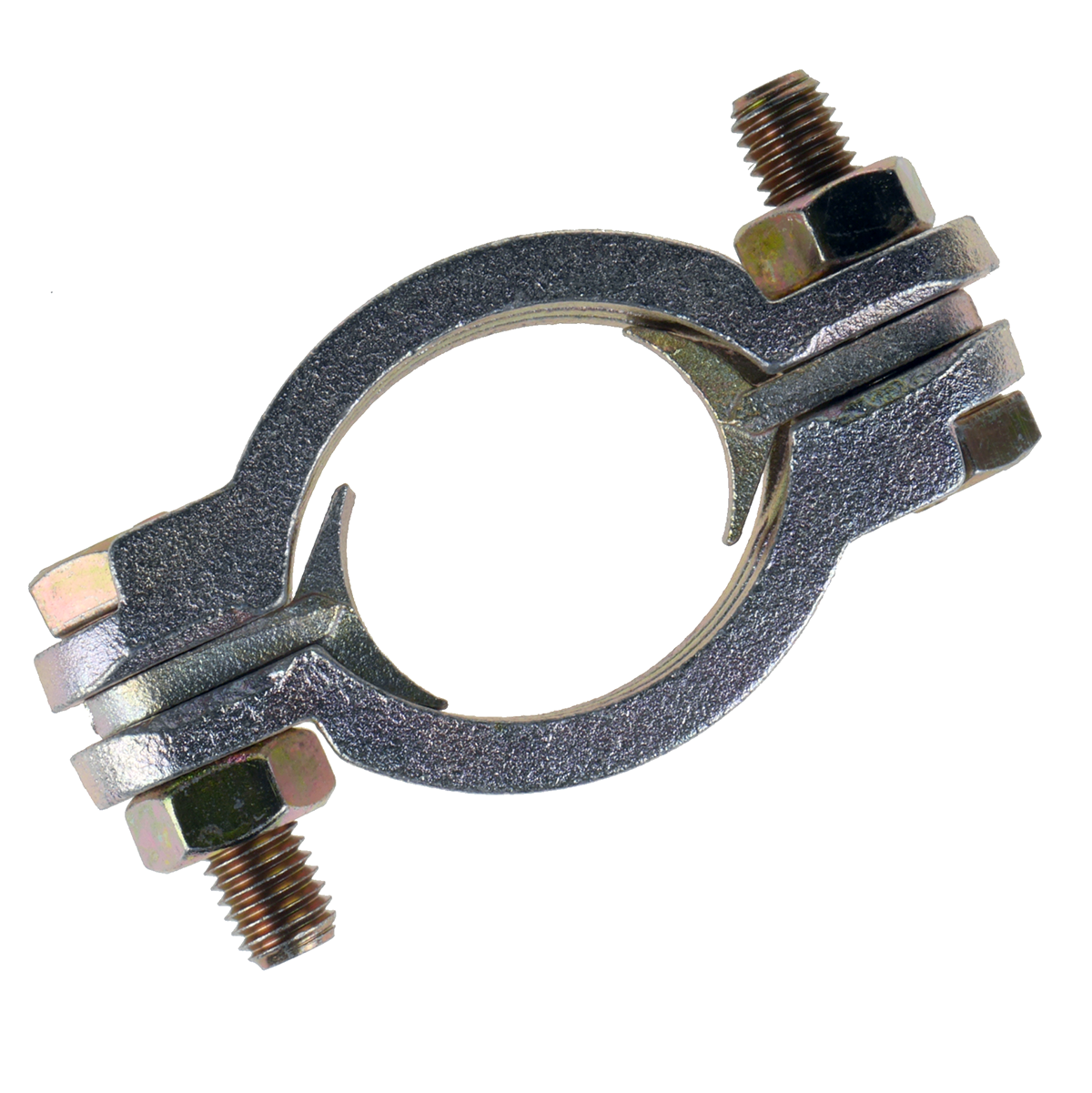 2-delt slangeklemme i forrzinket støbejern