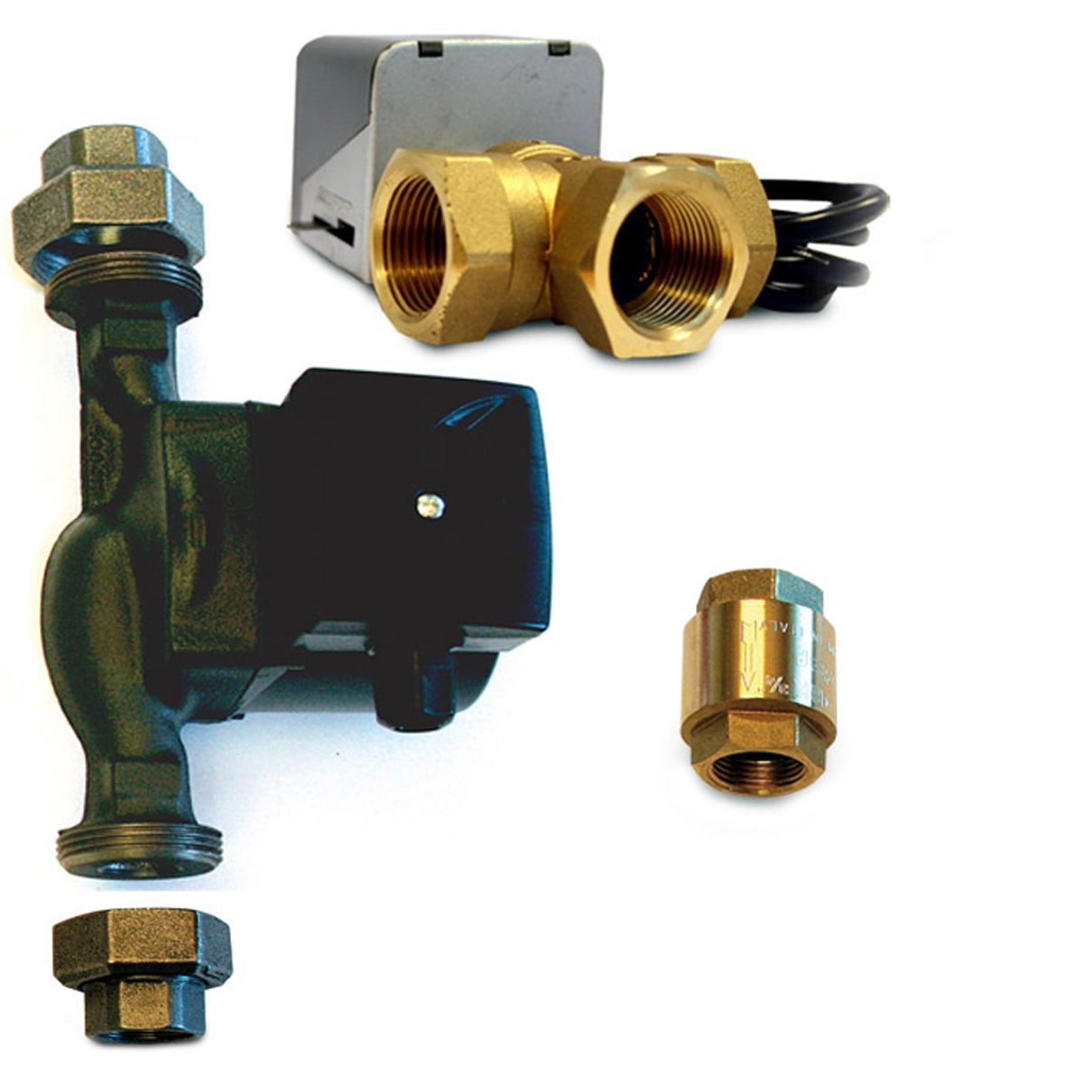 Fittings til rumvarmepakke