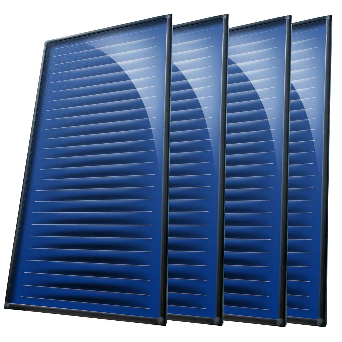 Solvarmepaneler - kan serieforbindes